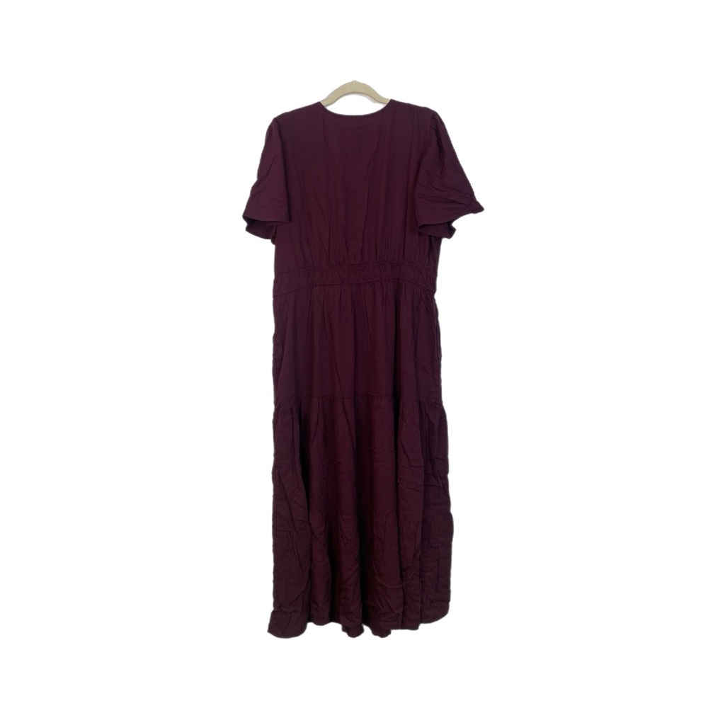 Knox Rose Women’s Full Length Plumb Colored Dress Size XXL NWT - Picture 2 of 5